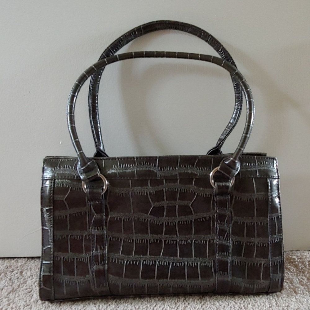 Sag Harbor Grey/Green Purse